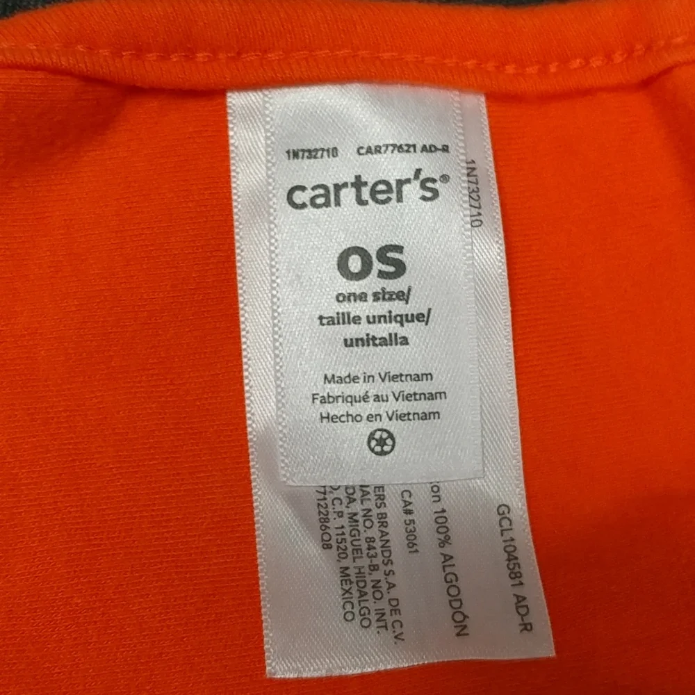 Carter's My First Halloween Baby Bib 100% Cotton